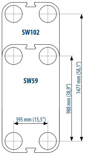 Теплообменник Sondex SW102 2 Теплообменник Sondex SW102