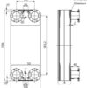 Теплообменник Danfoss XB 66 2 Теплообменник Danfoss XB 66