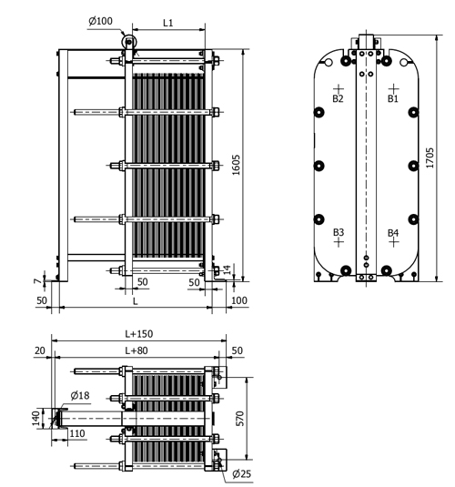 Теплообменник Sondex SK57 2 Теплообменник Sondex SK57