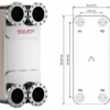 Теплообменник Swep B427 2 Теплообменник Swep B427